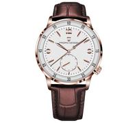 Pagani Design 1790 Sapphire Crystal Small dial Automatic skeletonized case Back 100m Water Resistant Stainless Steel Leather Business Men's Watch(Silvery White)