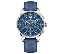Pagani Design New Luxury Chronograph Men Watch Top Brand Quartz Wristwatches Sapphire Glass Stainless Steel Waterproof Clock (Blue)