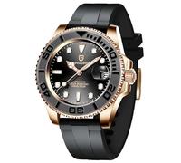 Pagani Design PD-1651 Automatic Mechanical Watch Japan NH35A Black Rose Gold