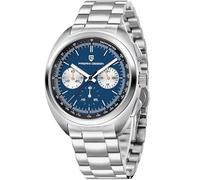 Pagani Design PD1782 Men's Chronograph Watch Sapphire Mirror 10Bar Waterproof Quartz Wrist Watch VK63 Movement (Blue)