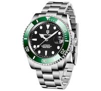 Pagani Design Watches for Men Japanese Movement 300m Waterproof Sapphire Glass Luminous Business Luxury Men's Automatic Diver's Watch, 61 Blk Green