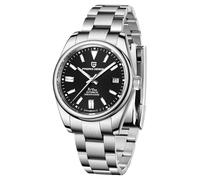 Pagani Design Watches for Men Japanese NH35 Movement 40mm Sapphire Glass Stainless Steel Luxury Men's Automatic Diver's Watch, Black, Mechanical,Automatic Watch