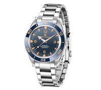 Pagani Design Watches for Men Sapphire Glass Mechanical Watch Diver 200M Waterproof NH35 Movement Stainless Steel Luminous Men's Wrist Watches, Blue, Sport