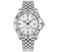 Pagani Design Watches Men GMT Automatic Self-Winding Mechanical Analog Sapphire Sports Waterproof Luminous Wrist Watch, white-5z, sport