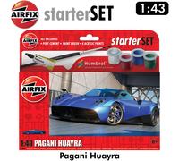 Pagani Huayra 1:43 Model kit Starter Set Super Sports Car AIRFIX A55008