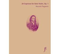 Paganini 24 Caprices for Solo Violin, Op. 1: Bound score with fingerings for study, review, and performance