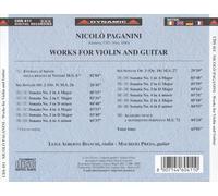 PAGANINI: WORKS FOR VIOLIN & GUITAR - ENTRATA D'ADONE; 12 SONATE; MOTO PERPETUO