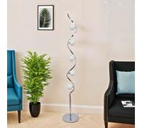 Pagazzi Bombo 5 Light Floor Lamp Polished Chrome in Silver Pagazzi Silver