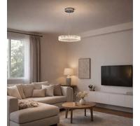 Pagazzi Dilan Chrome LED Suspension Pendant in Silver Pagazzi Silver