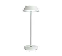 Pagazzi Energize White Led Rechargeable Desk Table Lamp With Touch Sensor Pagazzi White