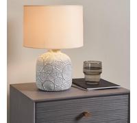 Pagazzi Gloria Natural Ceramic Table Lamp in Cream Pagazzi Cream