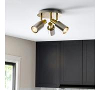 Pagazzi Lighting Hayes Matte Nickel 3-Light Spotlight Plate