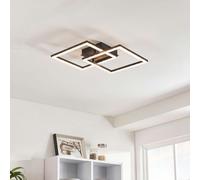 Pagazzi Lighting Lucia Black LED Flush Ceiling Light