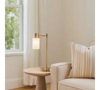 Pagazzi Lighting Maya Antique Brass Sleek Table Lamp