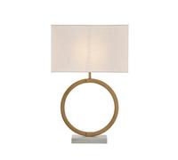 Pagazzi Lighting Orbis Ring Metallic Gold Table Lamp