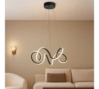 Pagazzi Lighting Pagazzi Aurielle Black Led Pendant Ceiling Light