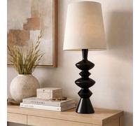 Pagazzi Lighting Pagazzi Cheryl Black Resin Table Lamp