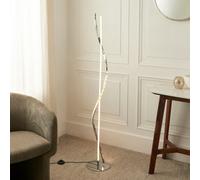 Pagazzi Lighting Pagazzi Hyde Chrome And Crystal Led Floor Lamp