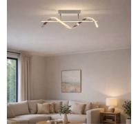Pagazzi Lighting Pagazzi Hyde Chrome And Crystal Semi-Flush Led Ceiling Light