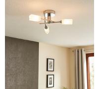 Pagazzi Lighting Pagazzi Icarus 3 Light Semi Flush Ceiling Light Polished Chrome