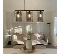 Pagazzi Lighting Pagazzi Merton 3 Light Ceiling Light Black