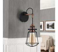 Pagazzi Lighting Pagazzi Montgomery Black Industrial Wall Light