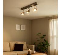 Pagazzi Lighting Pagazzi Sage Satin Nickel 3 Light Ceiling Spotlight Bar