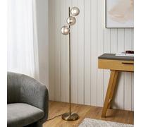 Pagazzi Lighting Pagazzi Tamara 3-Light Antique Brass Floor Lamp