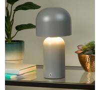 Pagazzi Lighting Pagazzi Tina Grey Led Rechargeable Touch Table Lamp