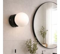 Pagazzi Lighting Pagazzi Toronto Matt Black Ip44 Wall Light