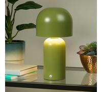 Pagazzi Lighting Tina Olive Green LED Rechargeable Touch Table Lamp