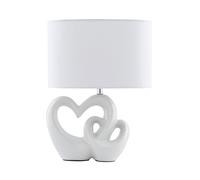 Pagazzi Link White Ceramic Table Lamp Pagazzi White
