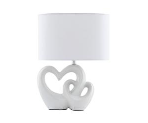 Pagazzi Link White Ceramic Table Lamp Pagazzi White