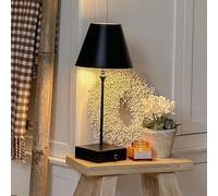 Pagazzi Lustre Black Led Rechargeable Table Lamp Pagazzi Black