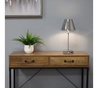 Pagazzi Lustre Polished Chrome Rechargeable Table Lamp in Silver Pagazzi Silver