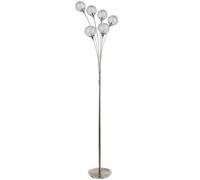 Pagazzi Orinoco 180Cm Floor Lamp in Silver Pagazzi Silver