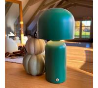 Pagazzi Tina Green LED Rechargeable Touch Table Lamp