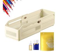 Pagblades Organizer Under The Sink Desk Drawer Organizer Adjustable Cabinet Container-Kitchen Accessories Organizer, Storage Basket, Retractable Snack Storage Container for Schran