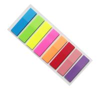 Page Flags - 8 Colors Transparent Page Markers Tabs | Sticky Index Tabs for Notebooks and Books | Colored Annotation Flags - Clear Sticky Notes for School Office Study Organizing and Document Marking