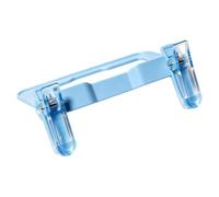 Page Holder Clip Foldable Balanced Grip with Transparent, Blue