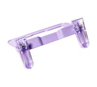 Page Holder Clip Foldable Balanced Grip with Transparent, Purple