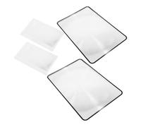 Page Magnifier Sheet Optical Plastic Fresnel Lens 4pcs for Reading