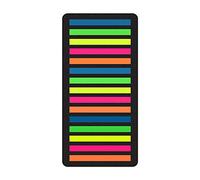 Page Markers Sticky Index Tabs Label Highlighter Strips, PET Transparent Filing Flags Notes Stickers Decorative for Appointment Events Scrapbook Planner Reading Classify Files 300 Pieces 5 Colors