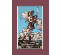 Page of Swords - Tarot Card Notebook - Card No.54 (Color Ed.): A5 Ruled Lined Tarot Journal Diary Sketchbook Notebook - Page of Swords (Curiosity and Communication)