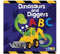 Page Publications Collection - Dinosaurs and Diggers ABC - Padded Board Book - Best Baby Boy and Girl Books - Toddlers Early Learning - Perfect for Age 1 to 4