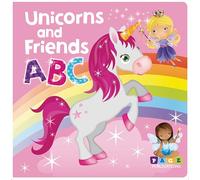 Page Publications Collection - Unicorns and Friends ABC - Padded Board Book - Learn the Alphabet - Early Learning for Children - Colorful Activity Books - Perfect for Age 1 to 4
