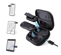 Page Turner for Kindle Paperwhite,Camera Video Recording Remote Triggers with Charging Case, Remote Control Page Turner for Phones & iPad Ebook Reading,Wireless Clicker for Kindle Accessorie(Black)