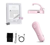 Page Turner for Kindle with Case, 2025 New Remote Control Page Turner for Kindle Paperwhite Oasis, Clicker Accessories for Reading Novel/Comic, Compatible with iPhone, Kobo, iPad, Android Tablet -Pink