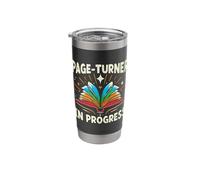 Page Turner in Progress Author Book Writing Writer Writers Stainless Steel Insulated Tumbler