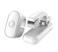 Page Turner, Remote Control Page Turner Ring, Camera Camcorder Remote Controls, Page Turner Clicker for Hands-free Reading (white)